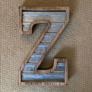 Rustic Letter Z
